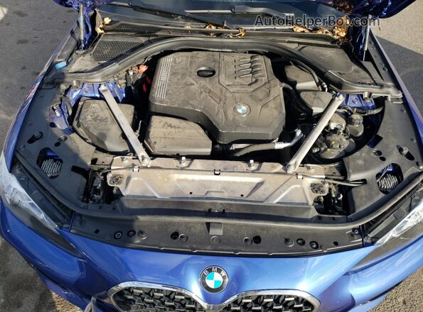 WBA73AP01MCG01679 2021 BMW 4 SERIES Blue Widok wnętrza z tyłu