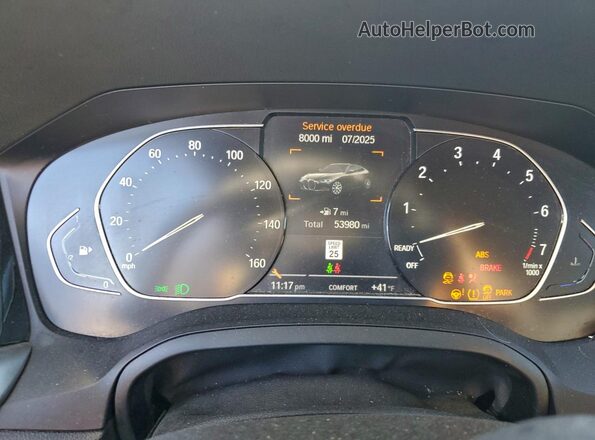 WBA73AP04MCF44202 2021 BMW 4 SERIES Black Widok zestawu wskaźników