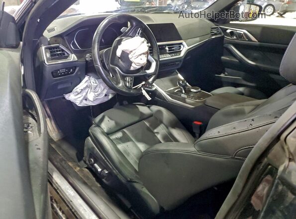 WBA73AP04MCF44202 2021 BMW 4 SERIES Black Widok deski rozdzielczej