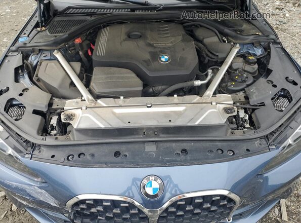 WBA73AP05MCF79671 2021 BMW 4 SERIES Blue Սալոնի հետևի տեսք