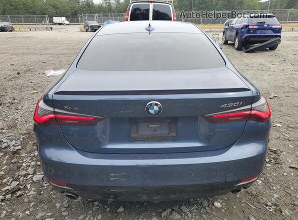 WBA73AP05MCF79671 2021 BMW 4 SERIES Blue Հետևի տեսք