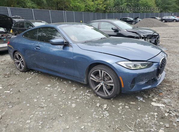 WBA73AP05MCF79671 2021 BMW 4 SERIES Blue Առջևի աջ