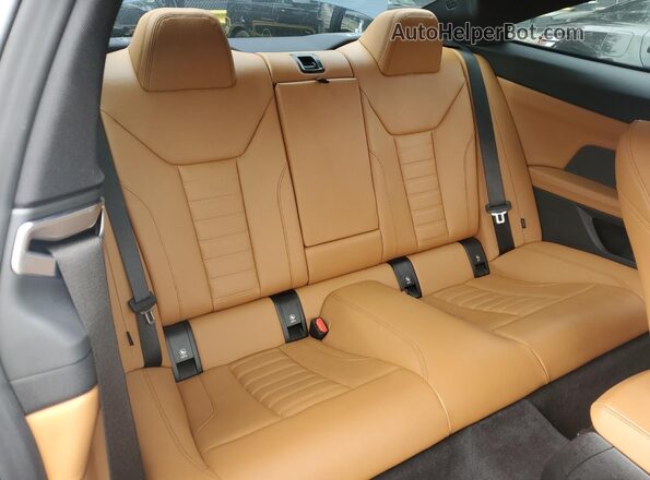 WBA73AP05MCF79671 2021 BMW 4 SERIES Blue Հետևի նստատեղերի տեսք