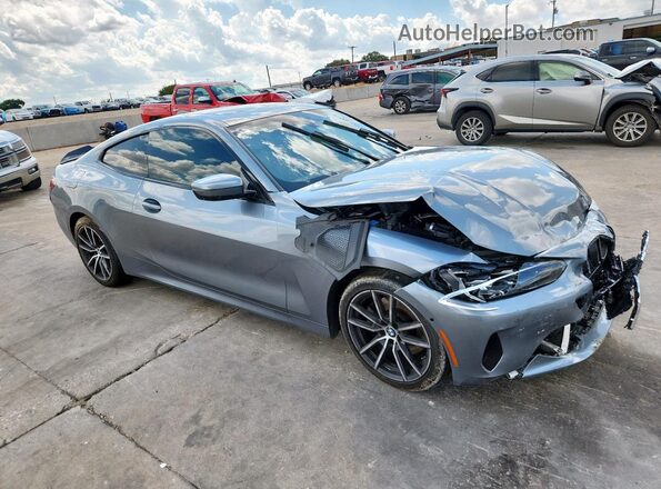 WBA73AP05MCG01393 2021 BMW 4 SERIES Gray Przód prawy