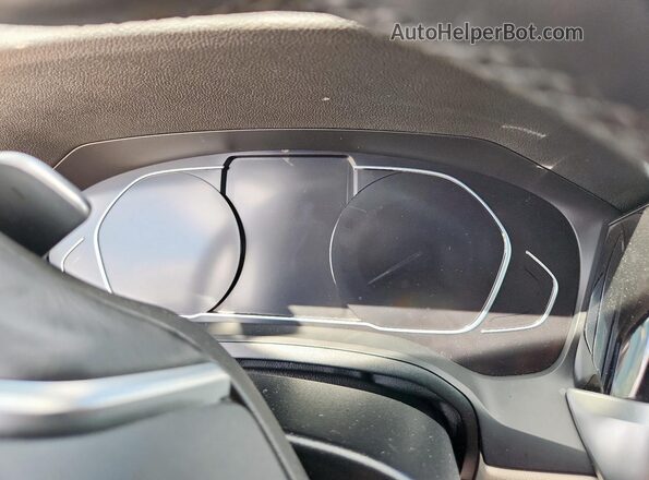 WBA73AP05MCG01393 2021 BMW 4 SERIES Gray Widok zestawu wskaźników
