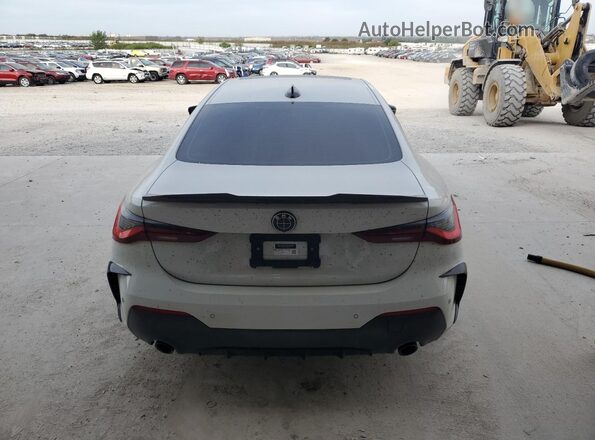 WBA73AP08MCF80779 2021 BMW 4 SERIES White Rear view
