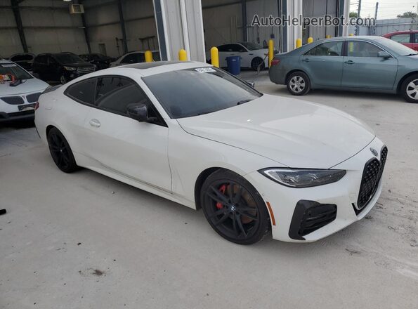 WBA73AP08MCF80779 2021 BMW 4 SERIES White Front right