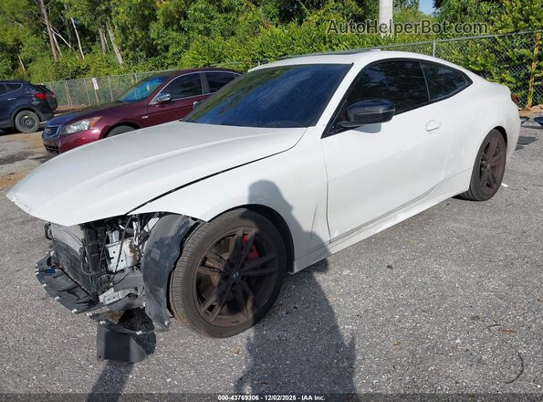 WBA73AP0XNCK00405 2022 BMW 4 SERIES Белый Передняя левая четверть