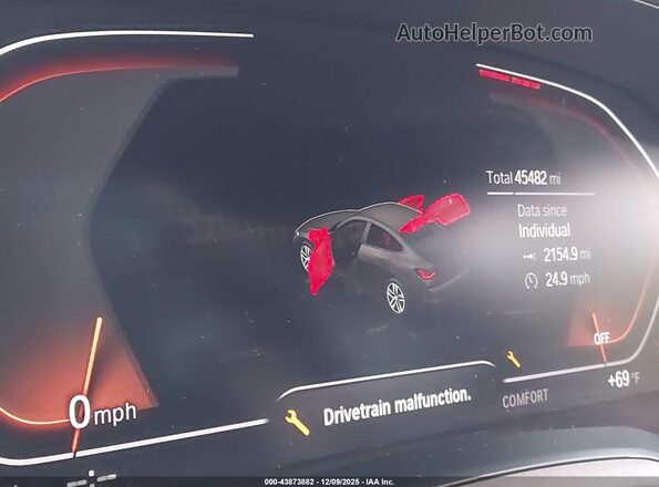 WBA73AV02PFN97418 2023 BMW 4 SERIES Black Widok tylnych siedzeń