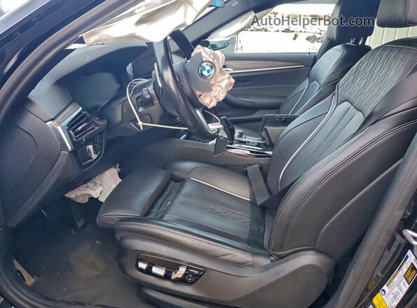 WBA73BJ03PWY01865 2023 BMW 5 SERIES Charcoal წინა სალონის ხედი