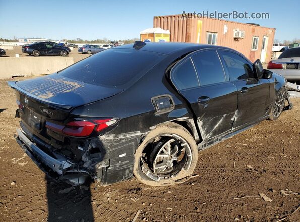 WBA73BJ07NWX71752 2022 BMW 5 SERIES Black Tył prawy
