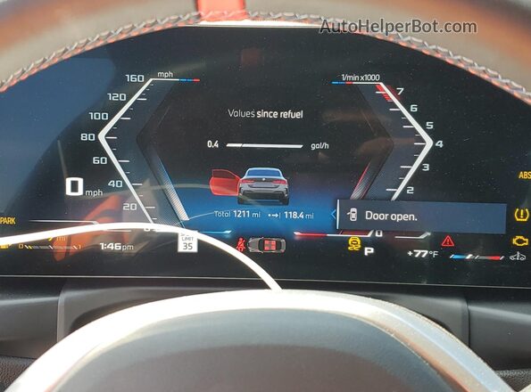 WBA73DA08TCV51014 2026 BMW M4 Gray Instrument cluster view