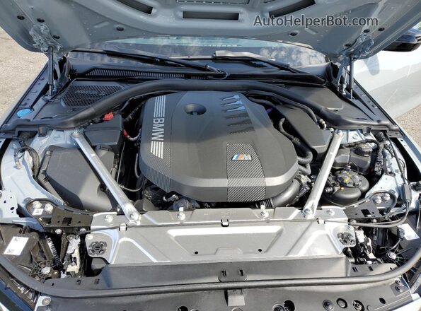 WBA73DA08TCV51014 2026 BMW M4 Gray Rear interior view