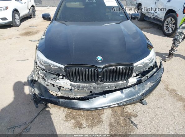 WBA7E2C35HG740869 2017 BMW 7 SERIES Black Դիմացի տեսք