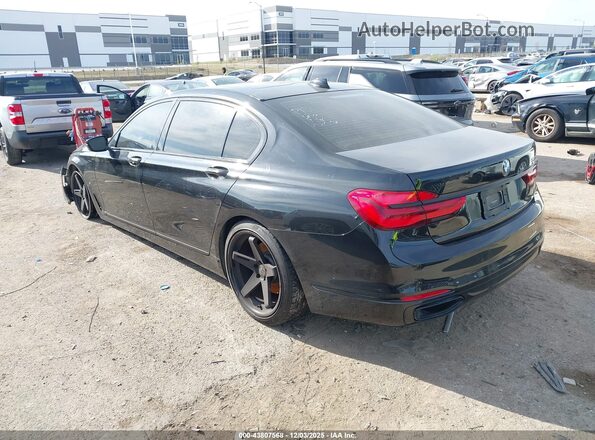 WBA7E2C35HG740869 2017 BMW 7 SERIES Black Հետևի ձախ