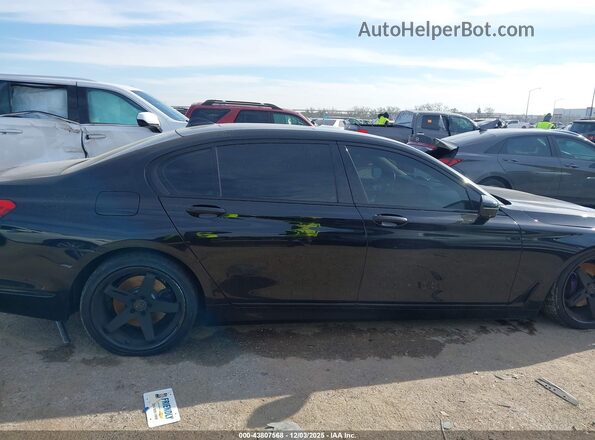 WBA7E2C35HG740869 2017 BMW 7 SERIES Black Սարքավորումների վահանակի տեսք