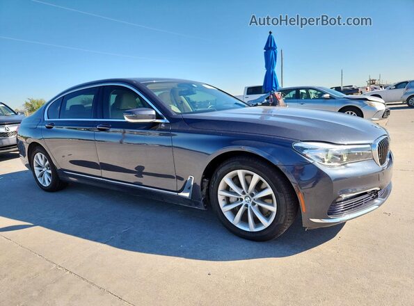 WBA7E2C51GG504638 2016 BMW 7 SERIES Blue Առջևի աջ