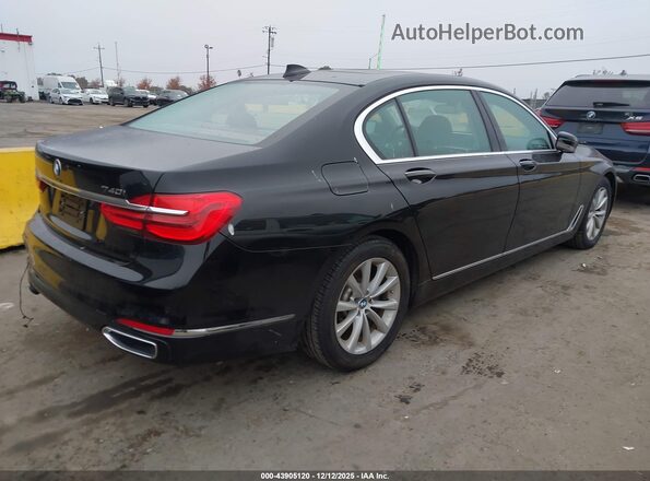 WBA7E2C51KB216544 2019 BMW 7 SERIES Black Trasero derecho