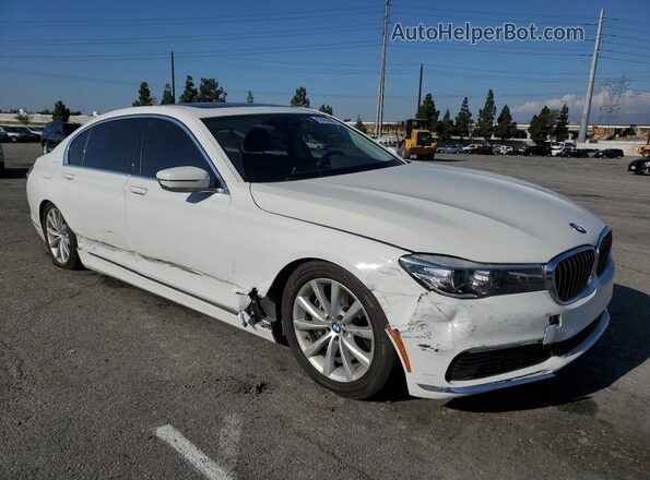 WBA7E2C54KB454310 2019 BMW 7 SERIES Белый Передняя правая четверть