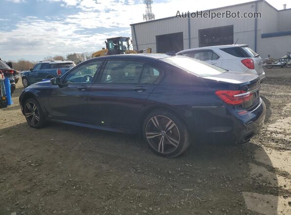 WBA7F2C50JG423957 2018 BMW 7 SERIES Blue უკანა მარცხენა
