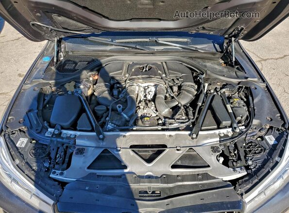 WBA7F2C57JG424586 2018 BMW 7 SERIES Charcoal უკანა სალონის ხედი