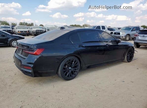 WBA7T2C01MCF63527 2021 BMW 7 SERIES Black უკანა მარჯვენა