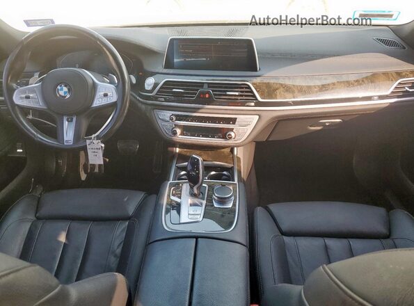 WBA7T2C01MCF63527 2021 BMW 7 SERIES Black წინა პანელის ხედი