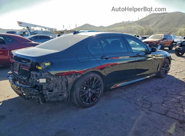 WBA7T2C03MCF12210 2021 BMW 7 SERIES Black Задня права чверть