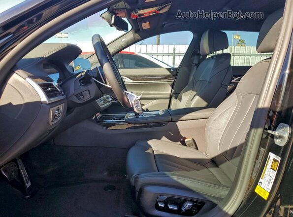WBA7T2C03MCF12210 2021 BMW 7 SERIES Black Вид салону спереду