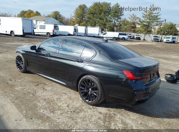 WBA7T2C04NCK08799 2022 BMW 7 SERIES Black Trasero izquierdo