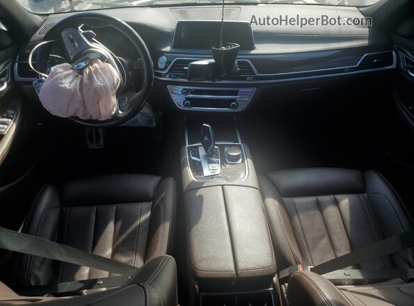 WBA7T2C09MCE59044 2021 BMW 7 SERIES Black Вид панелі приладів