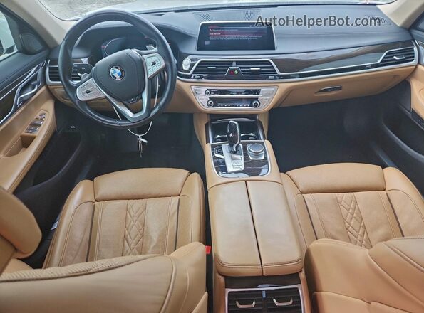 WBA7T2C09MCF96355 2021 BMW 7 SERIES White Առջևի վահանակի տեսք