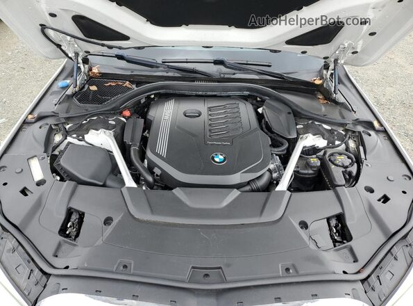 WBA7T2C09NCG91161 2022 BMW 7 SERIES White Widok wnętrza z tyłu