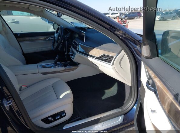WBA7T4C01LCD08306 2020 BMW 7 SERIES Black Widok wnętrza z przodu