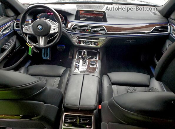 WBA7U2C00NCK70133 2022 BMW 7 SERIES Серый Вид панели приборов