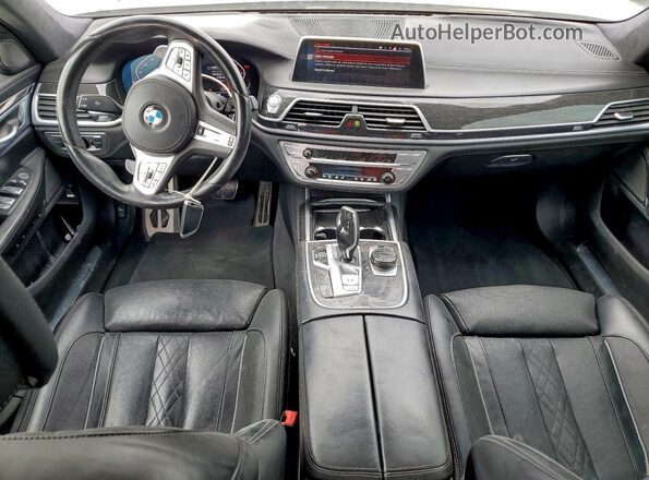 WBA7U2C01MCE61500 2021 BMW 7 SERIES Черный Вид панели приборов