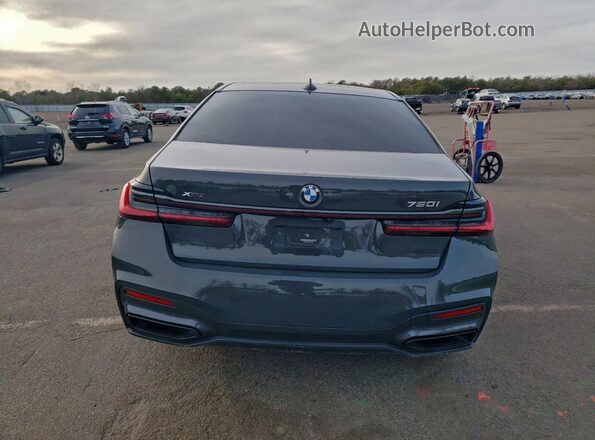 WBA7U2C03NCH46779 2022 BMW 7 SERIES Charcoal Vista trasera