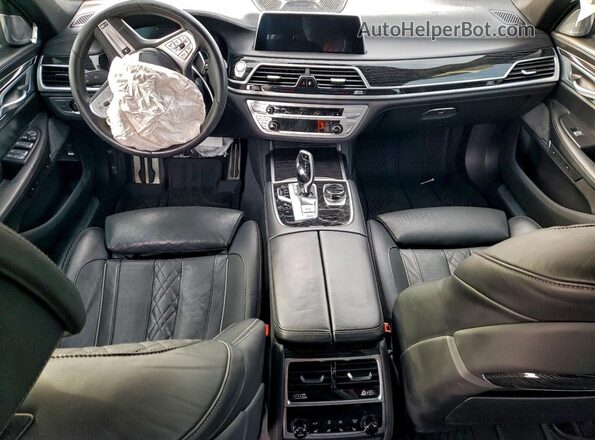 WBA7U2C03NCH46779 2022 BMW 7 SERIES Charcoal Vista del salpicadero