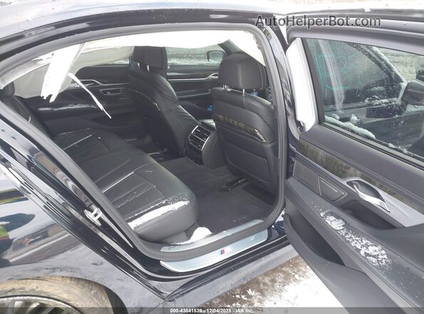 WBA7U2C04MCF88659 2021 BMW 7 SERIES Black VIN კოდის სტიკერის ხედი