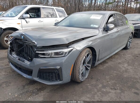 WBA7U2C07LGJ59780 2020 BMW 7 SERIES Gray Դիմացի տեսք
