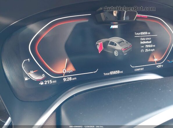 WBA7U2C07LGJ59780 2020 BMW 7 SERIES Gray Հետևի նստատեղերի տեսք