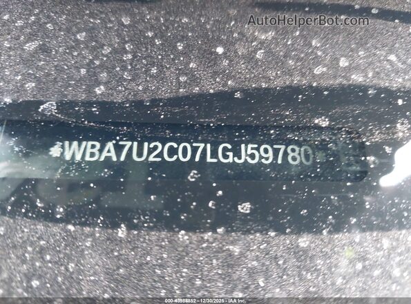 WBA7U2C07LGJ59780 2020 BMW 7 SERIES Gray 