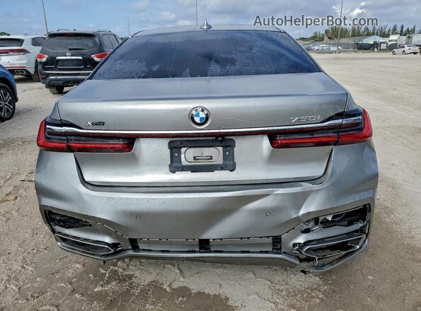 WBA7U2C08LBM61995 2020 BMW 7 SERIES Silver Вид ззаду