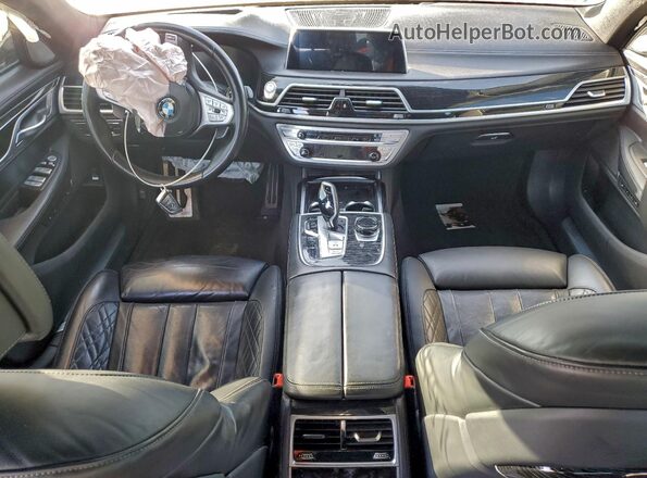 WBA7U2C08LGJ59318 2020 BMW 7 SERIES Черный Вид панели приборов