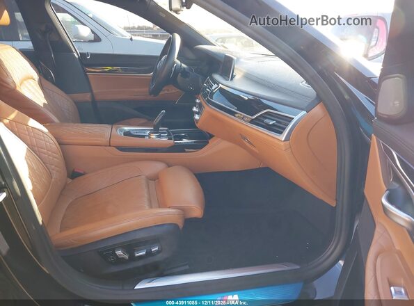 WBA7U2C08LGJ59741 2020 BMW 7 SERIES Black Vista interior delantera