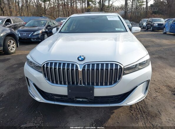 WBA7U2C09LGJ59330 2020 BMW 7 SERIES White Widok zestawu wskaźników