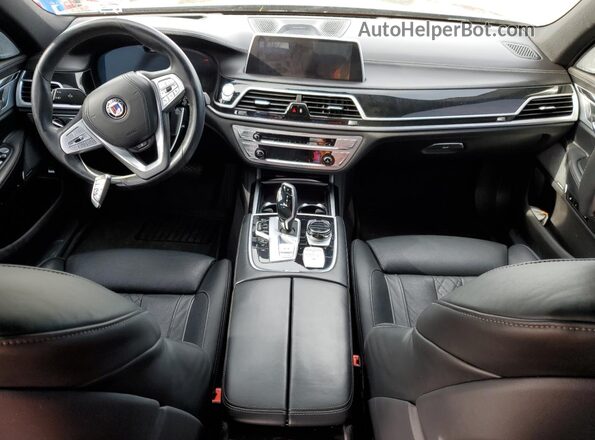 WBA7U2C11MCE73171 2021 BMW ALPINA Черный Вид панели приборов