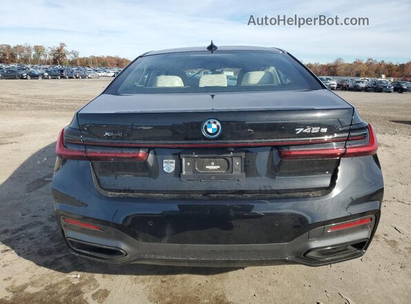 WBA7W4C06NCH79992 2022 BMW 7 SERIES Black Հետևի տեսք