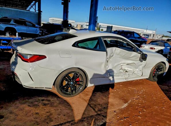 WBA83AP08NCK03503 2022 BMW M4 White Rear right