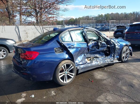 WBA8D9C5XJEM32793 2018 BMW 3 SERIES Blue უკანა მარჯვენა
